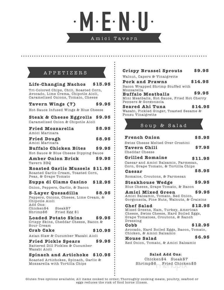 Menu page 1