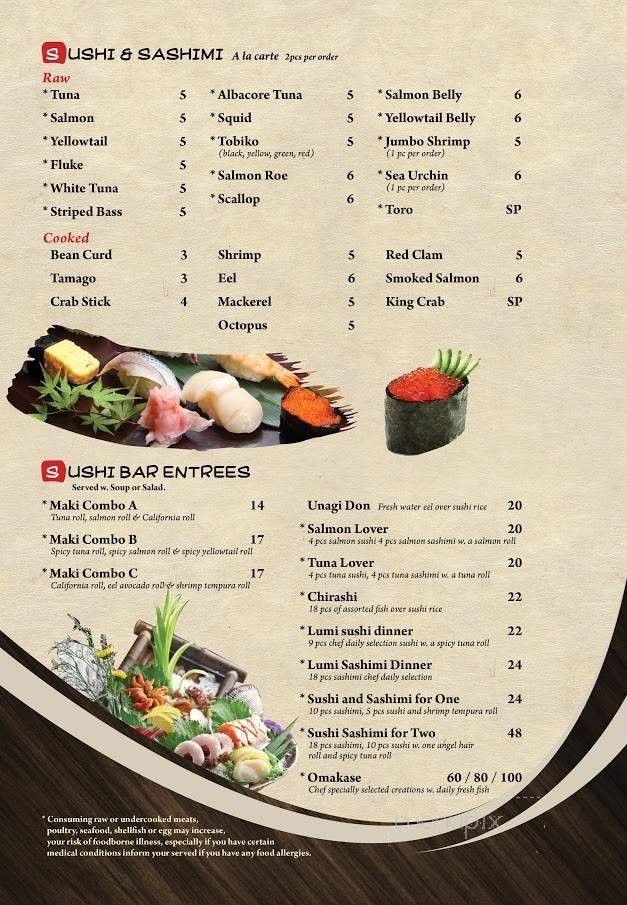 Menu page 5