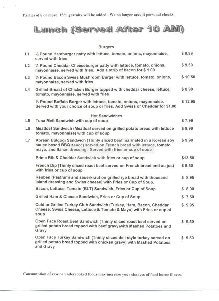 Menu page 3