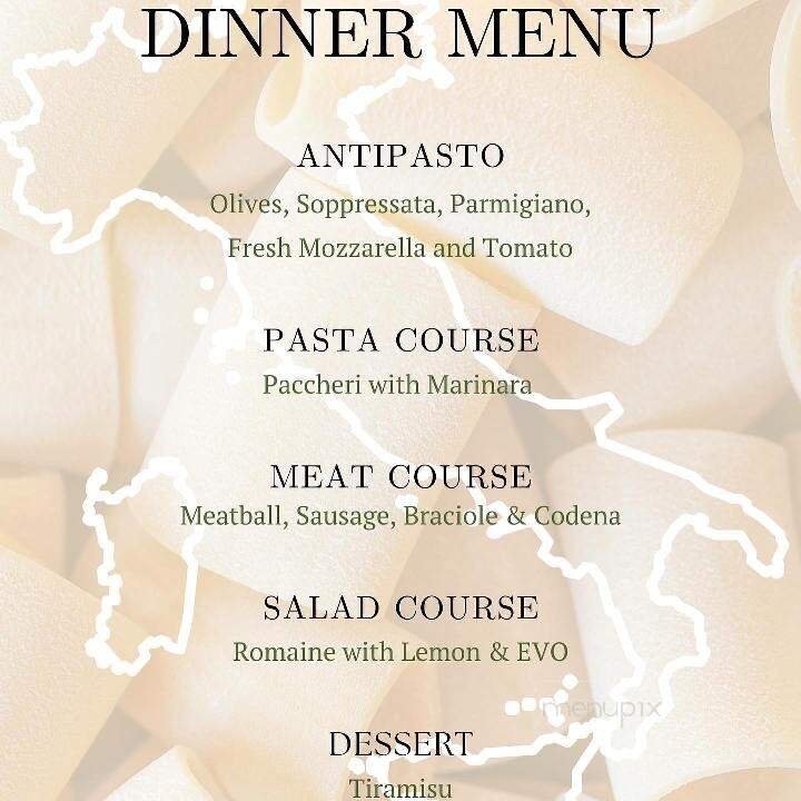 Menu page 1