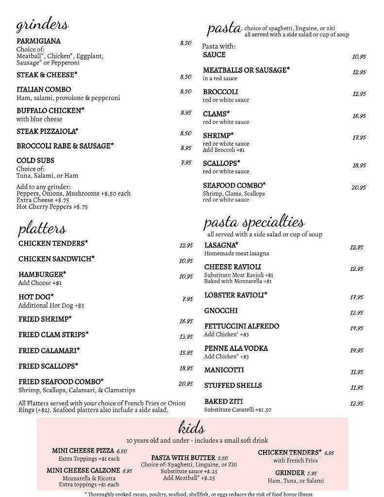 Menu page 2