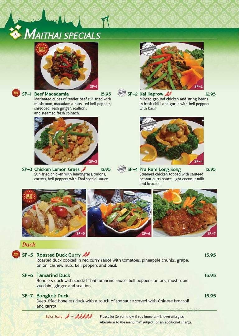 Menu page 7
