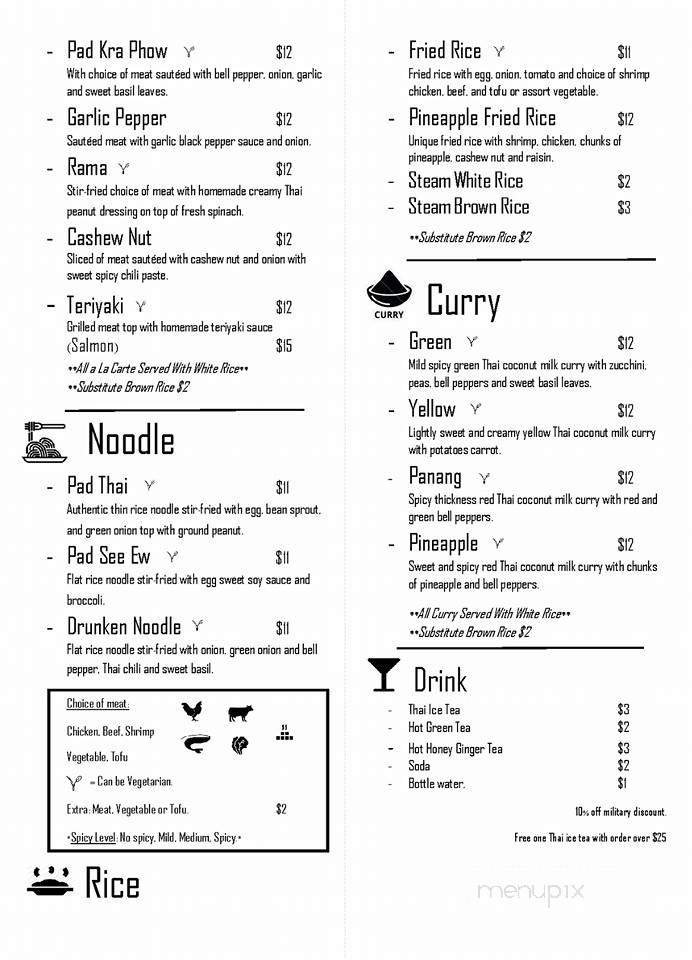 Menu page 1