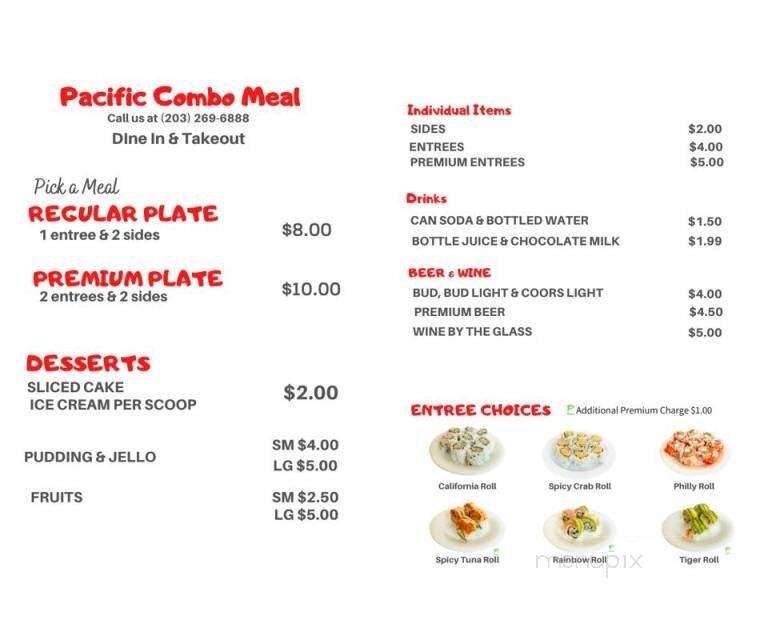 Menu page 2
