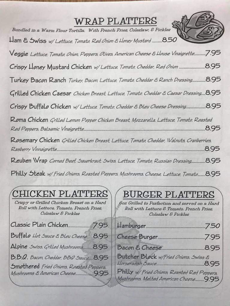 Menu page 4