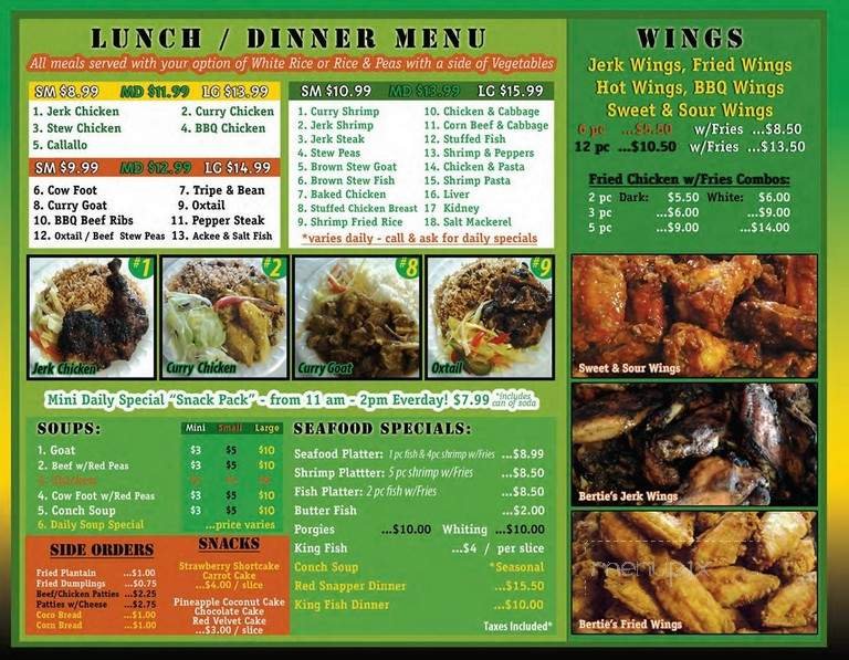 Menu page 2