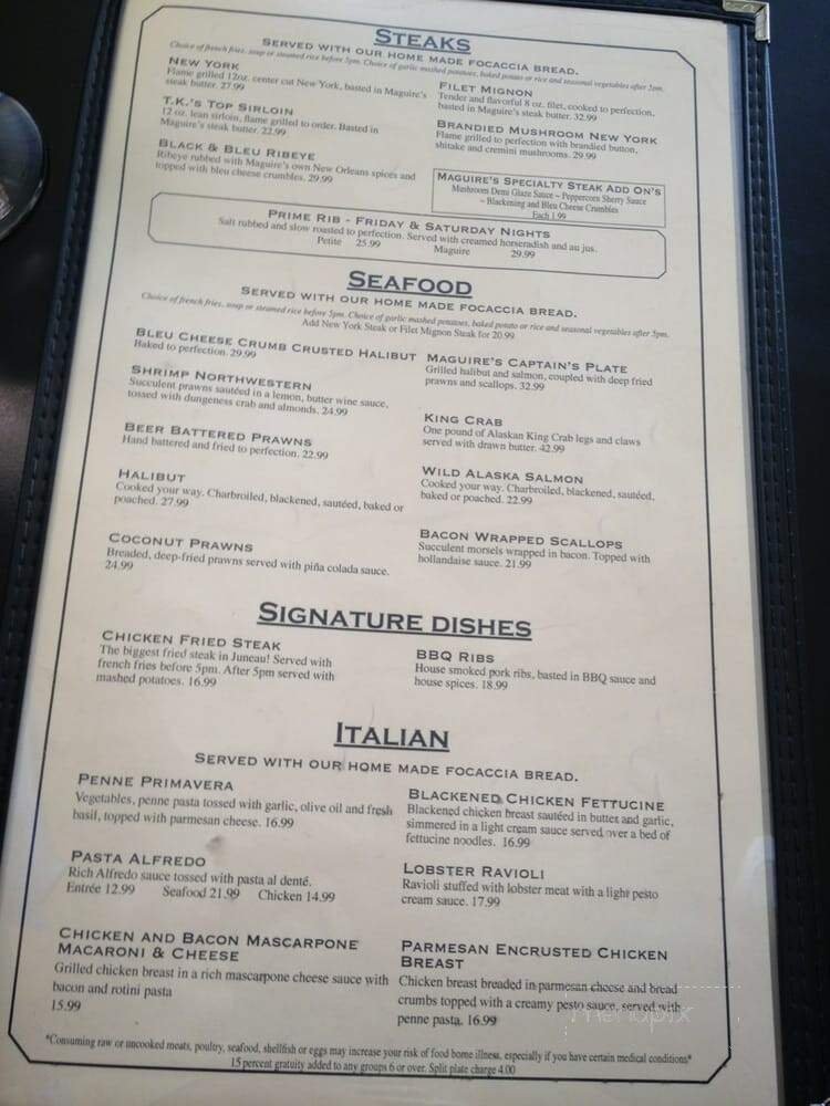 Menu page 6