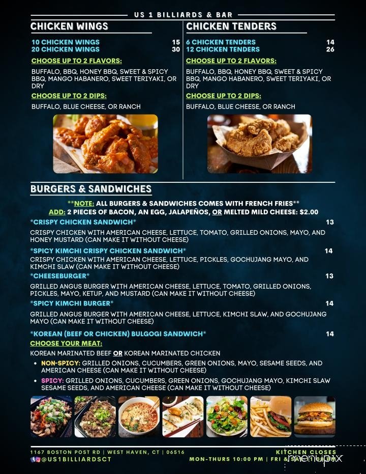 Menu page 2