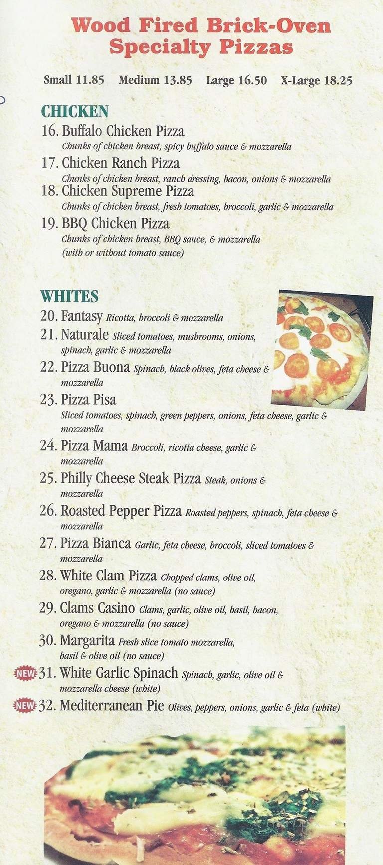 Menu page 4