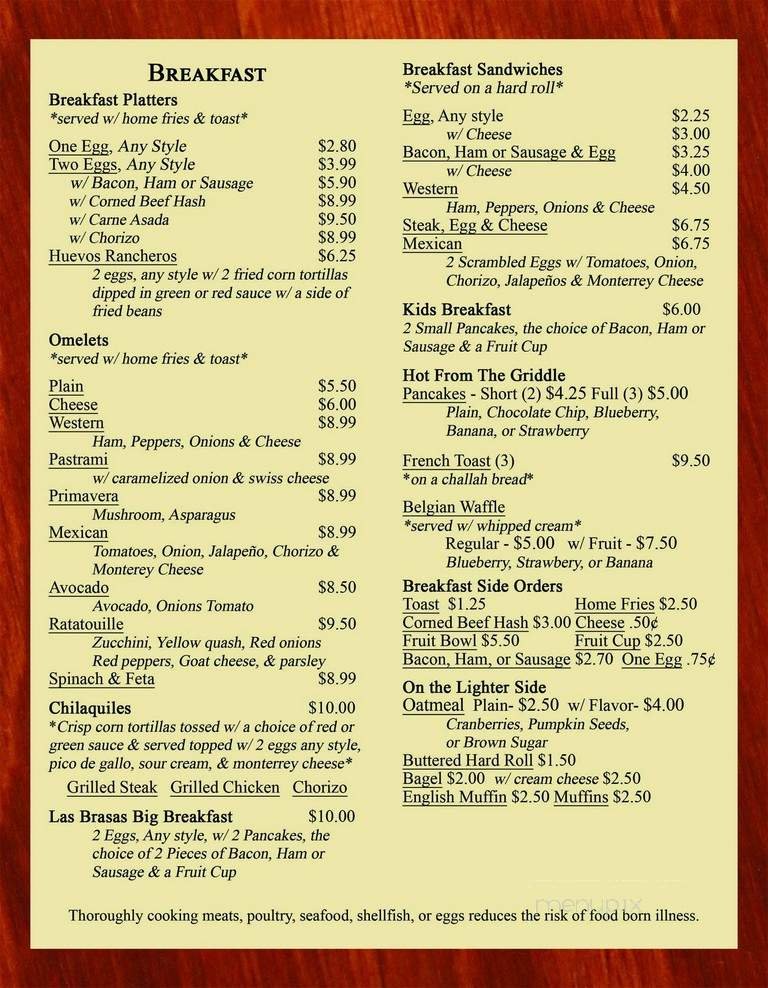 Menu page 2