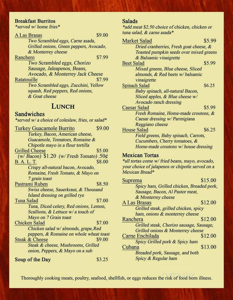 Menu page 3