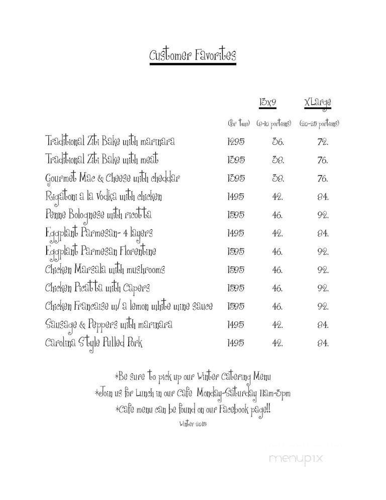 Menu page 6