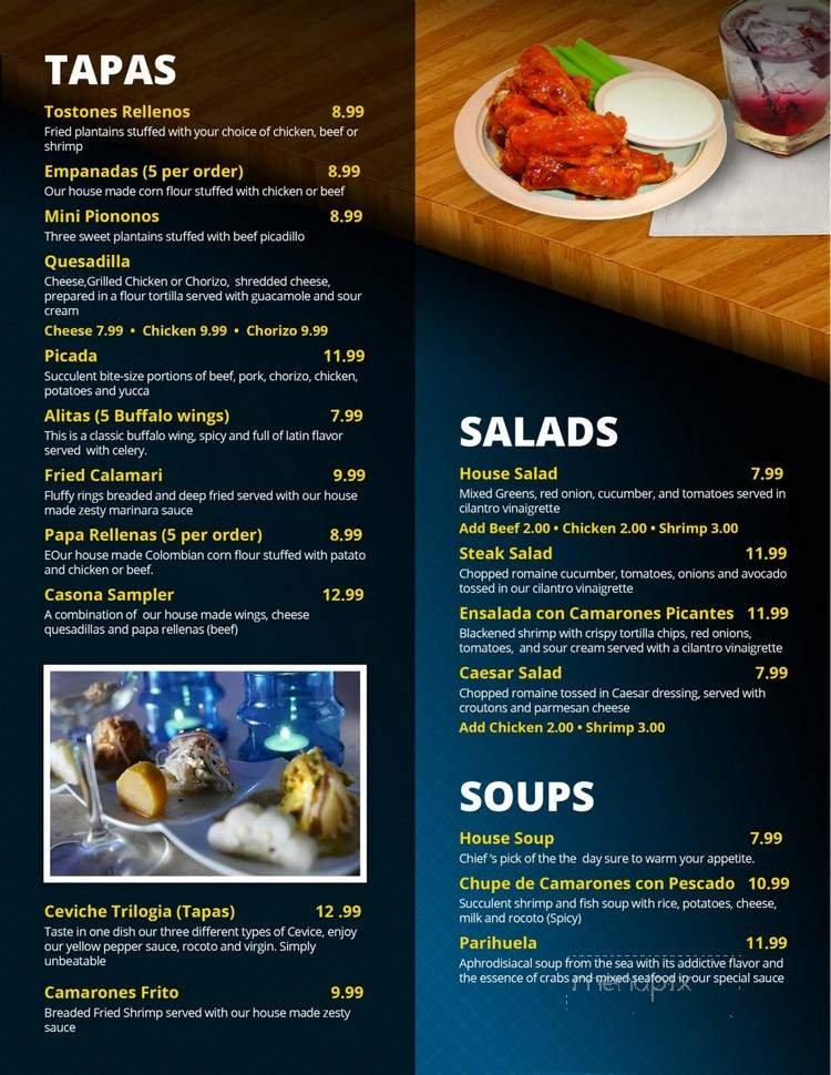 Menu page 2