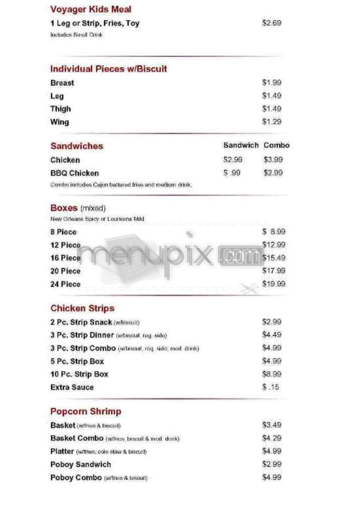 Menu page 2