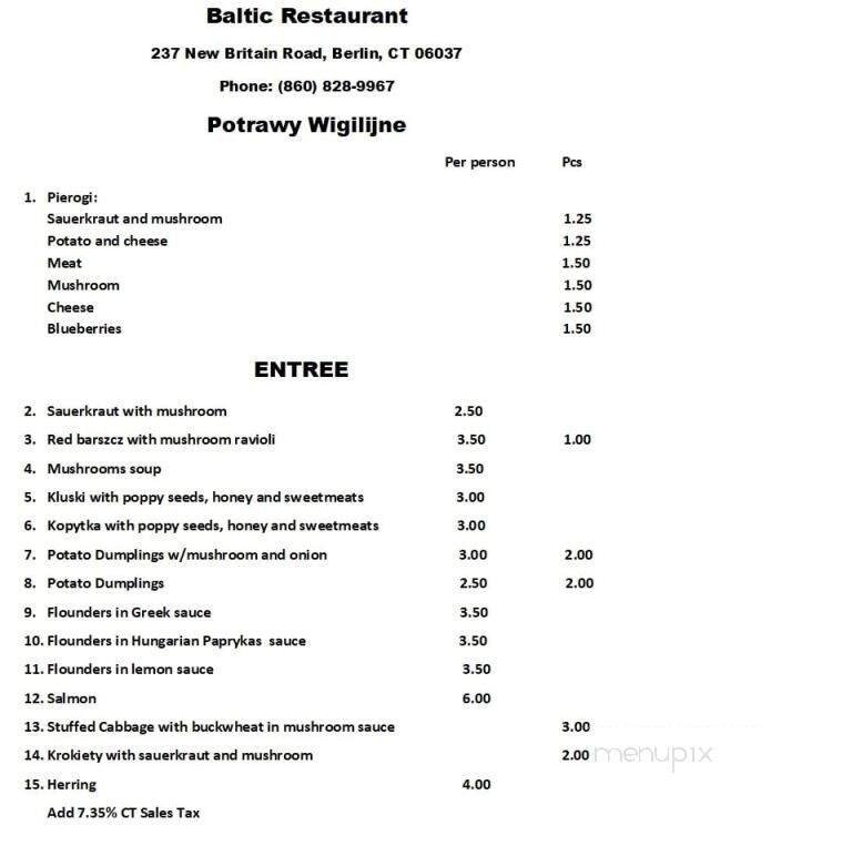 Menu page 3