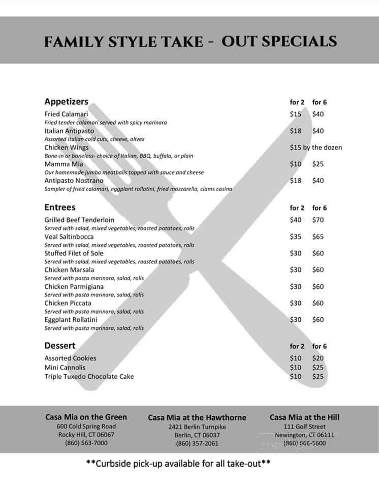 Menu page 2
