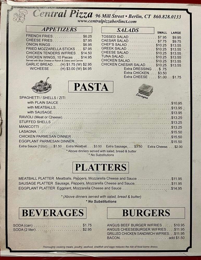 Menu page 2
