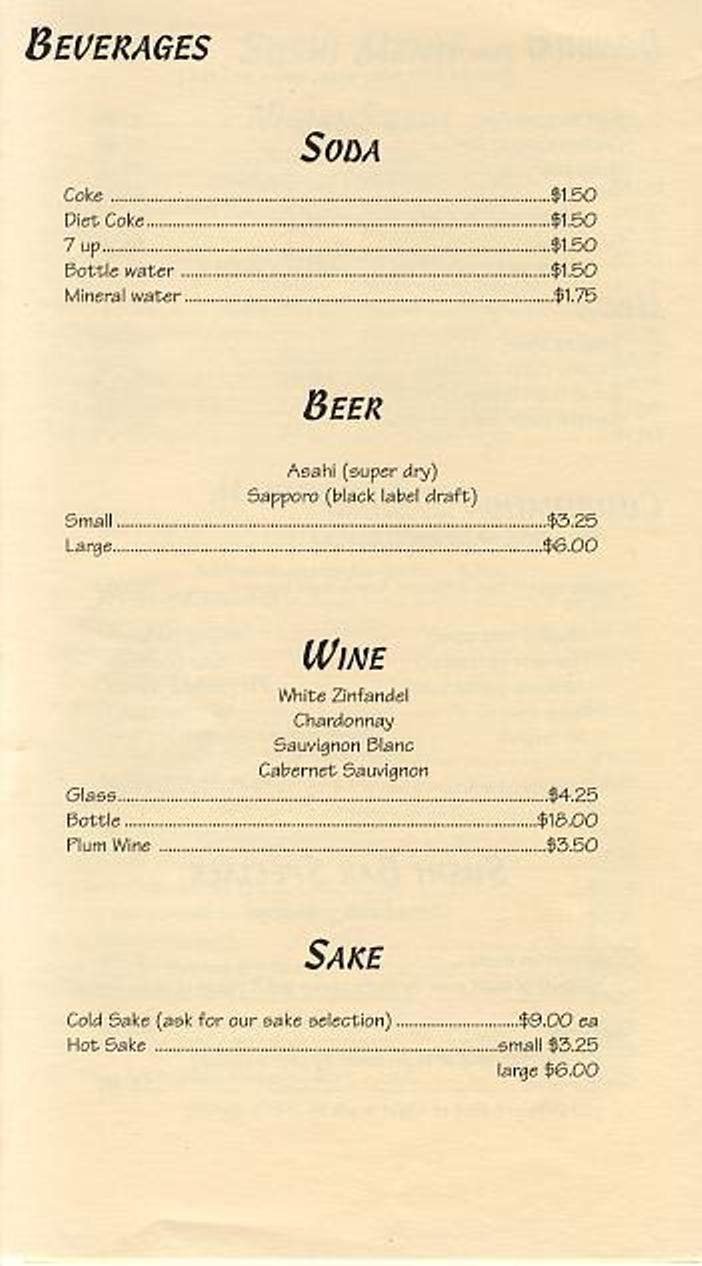 Menu page 6