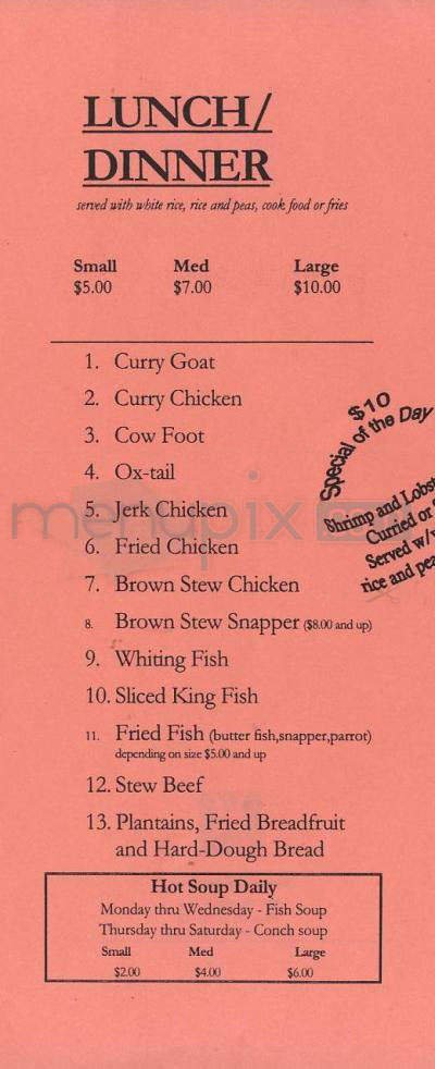 Menu page 3