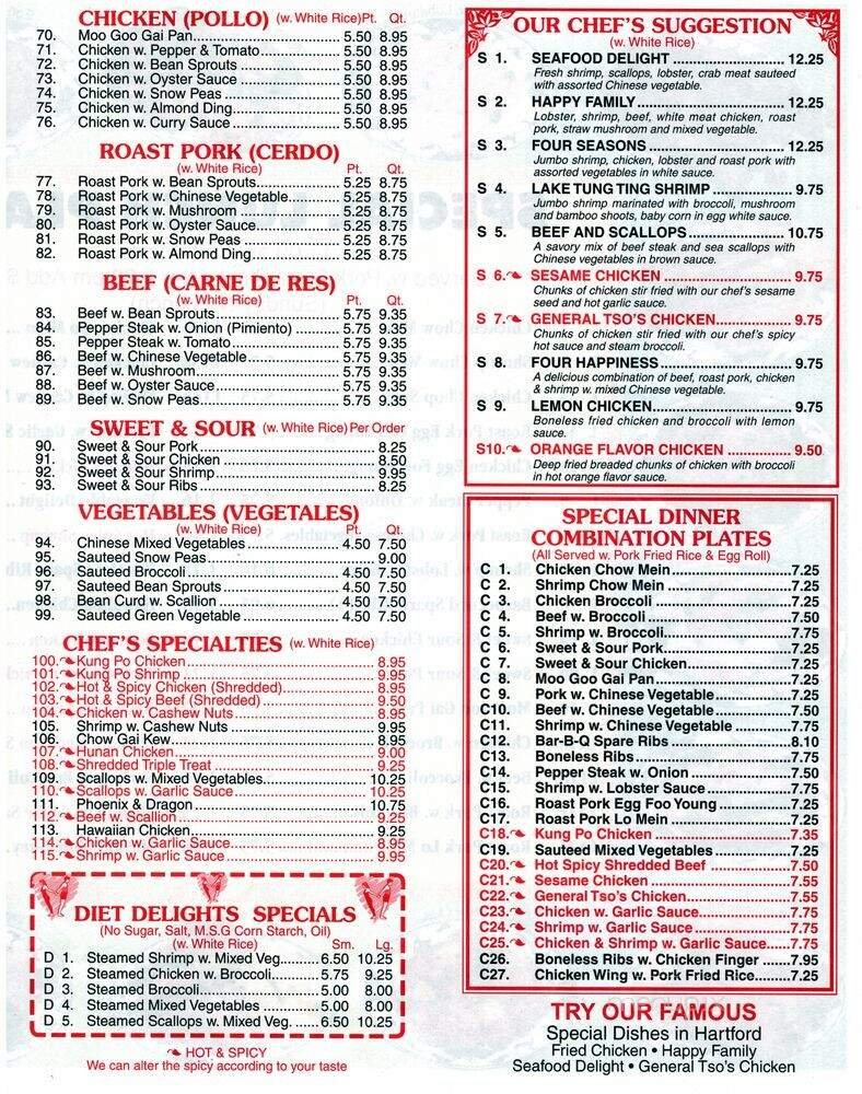 Menu page 2