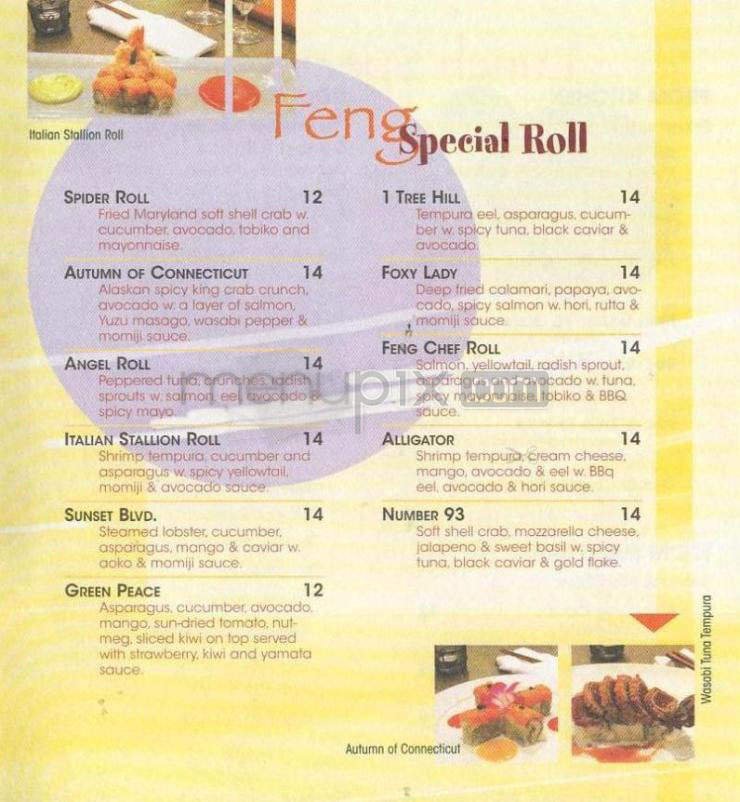 Menu page 8