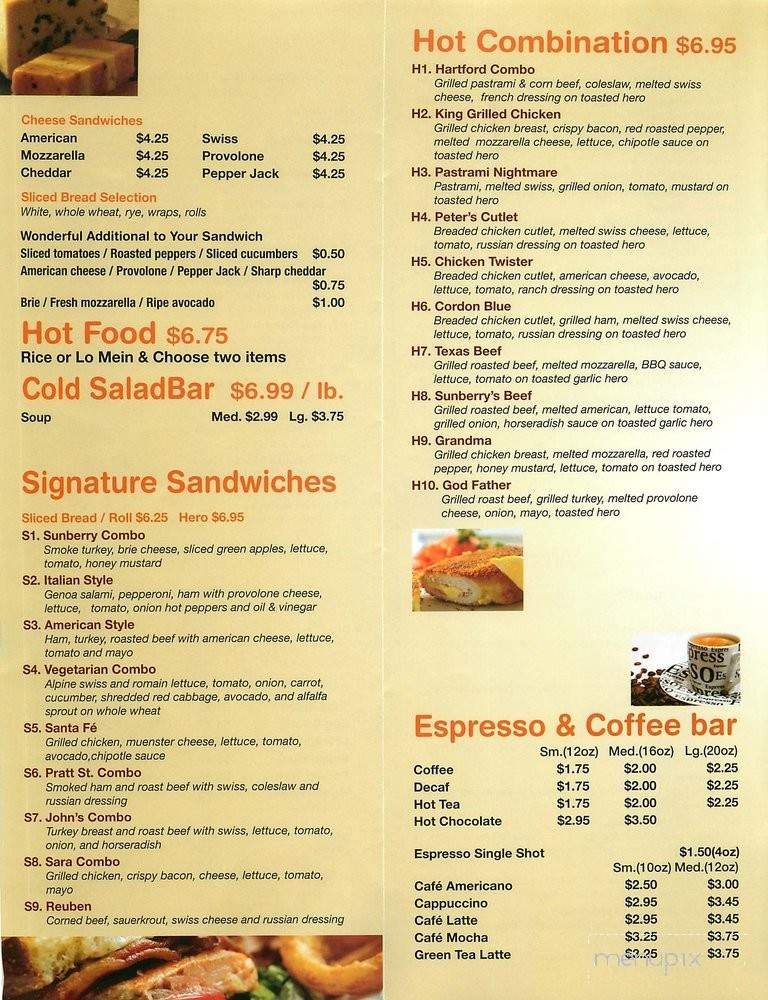 Menu page 2