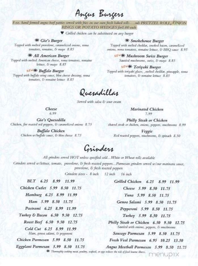 Menu page 6