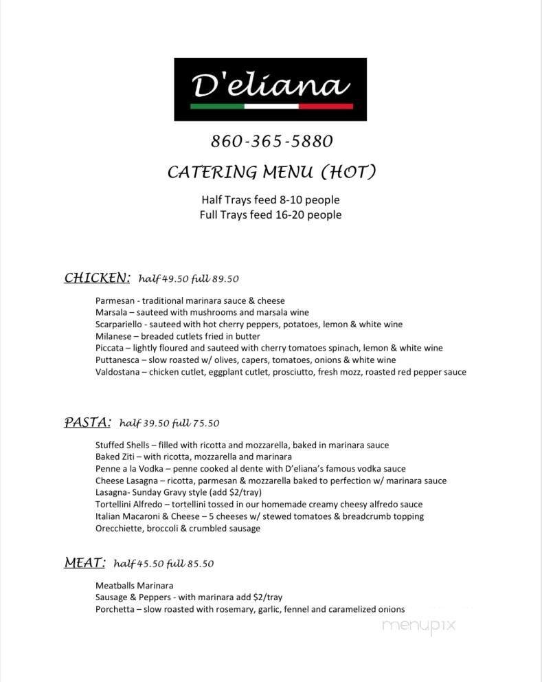 Menu page 2
