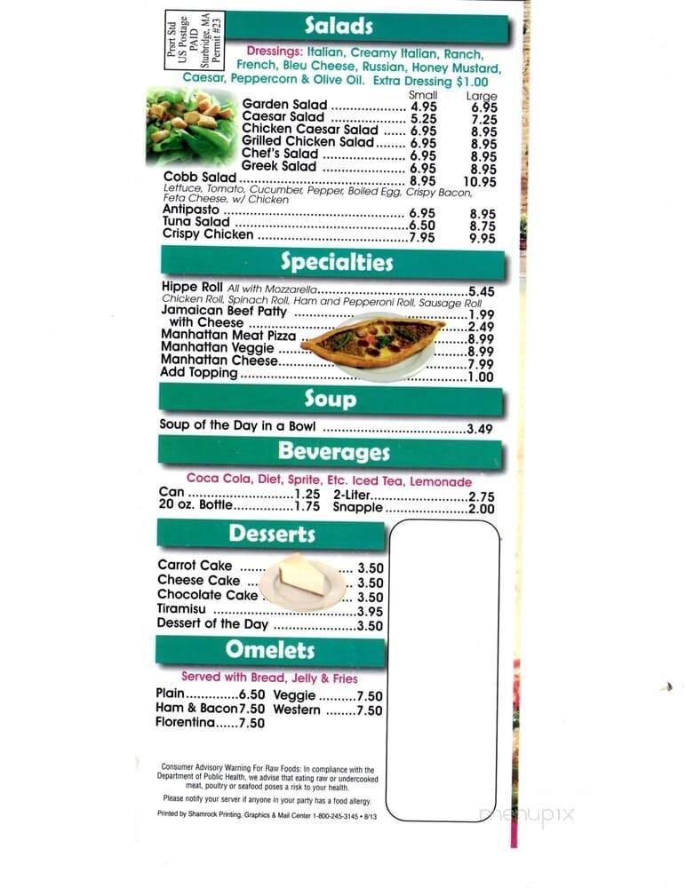 Menu page 2