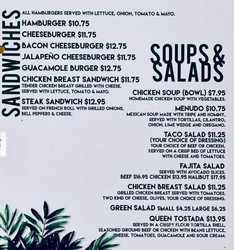 Menu page 2