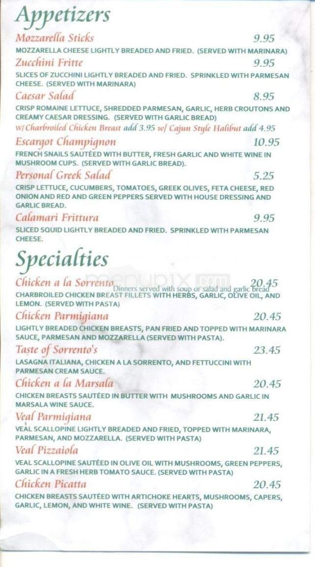Menu page 2