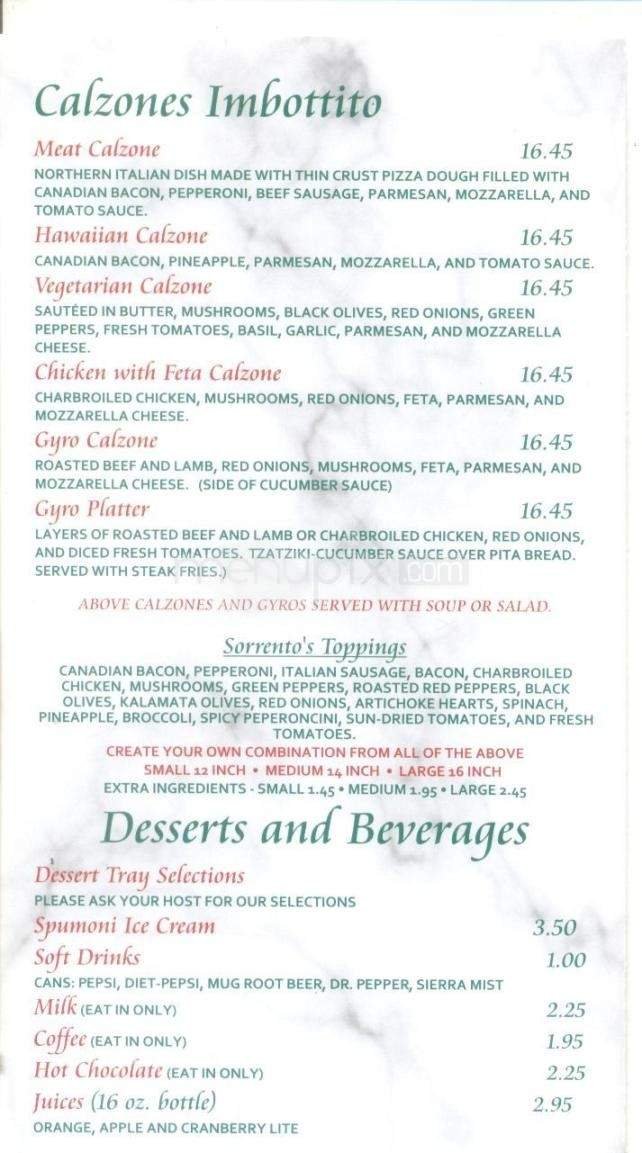 Menu page 6