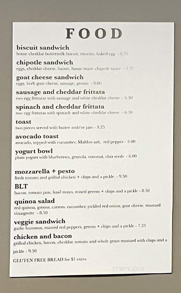 Menu page 5