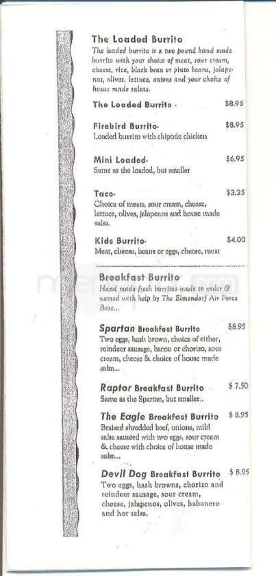 Menu page 2