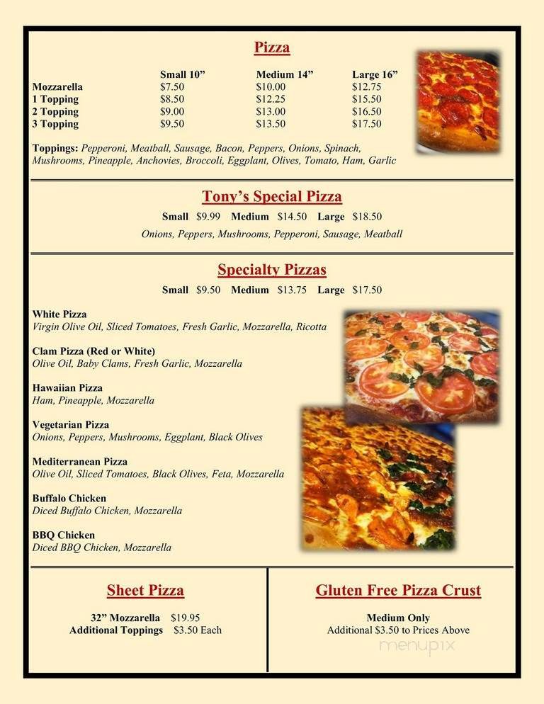 Menu page 2