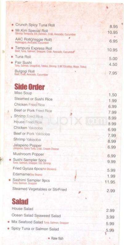 Menu page 3