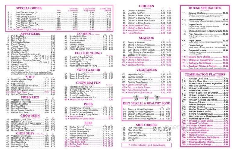 Menu page 2