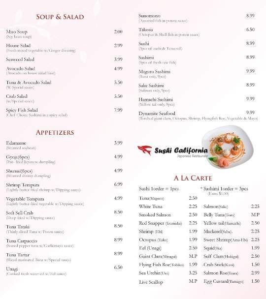 Menu page 2