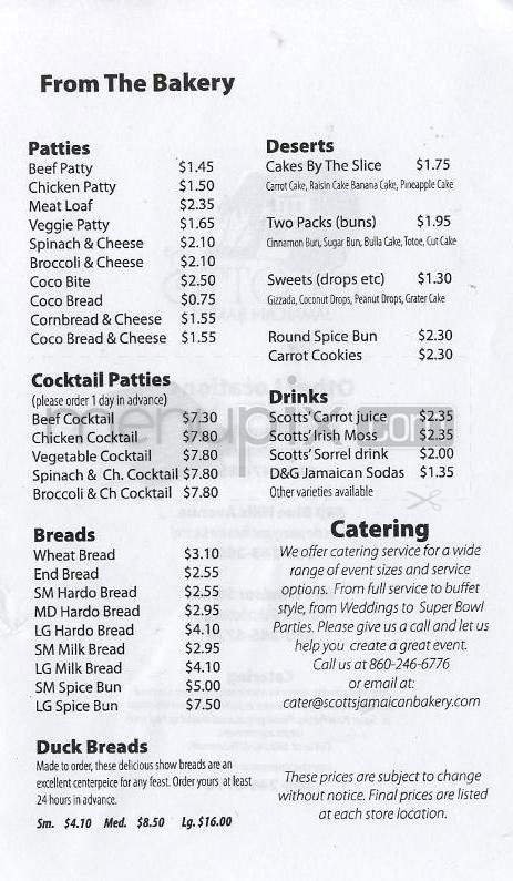 Menu page 3