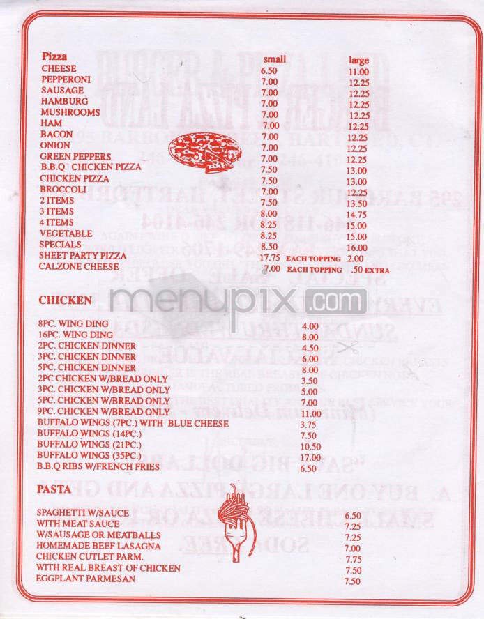 Menu page 2
