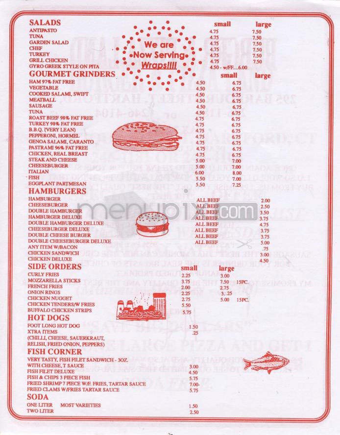 Menu page 3