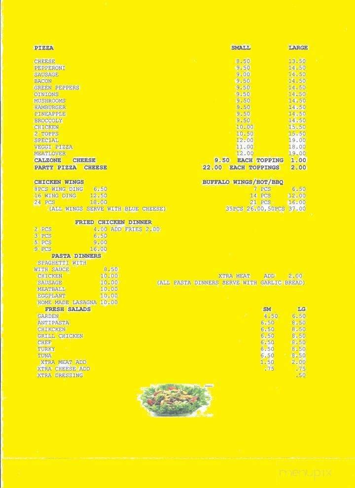 Menu page 5