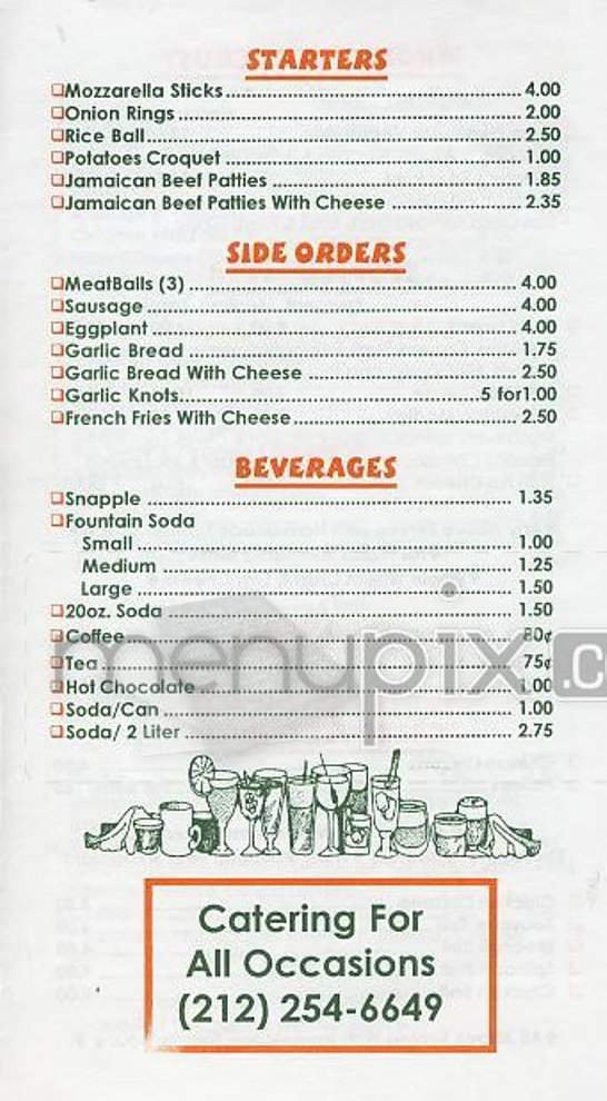 Menu page 6