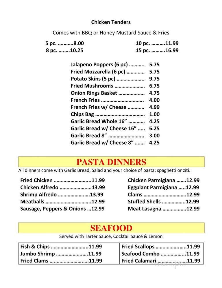 Menu page 4