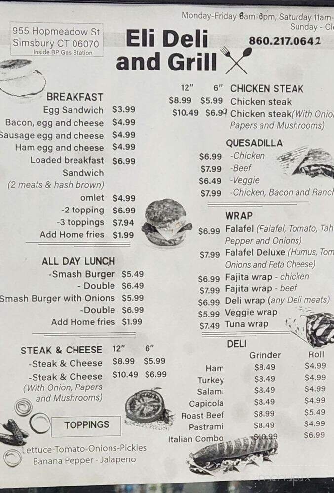 Menu page 2
