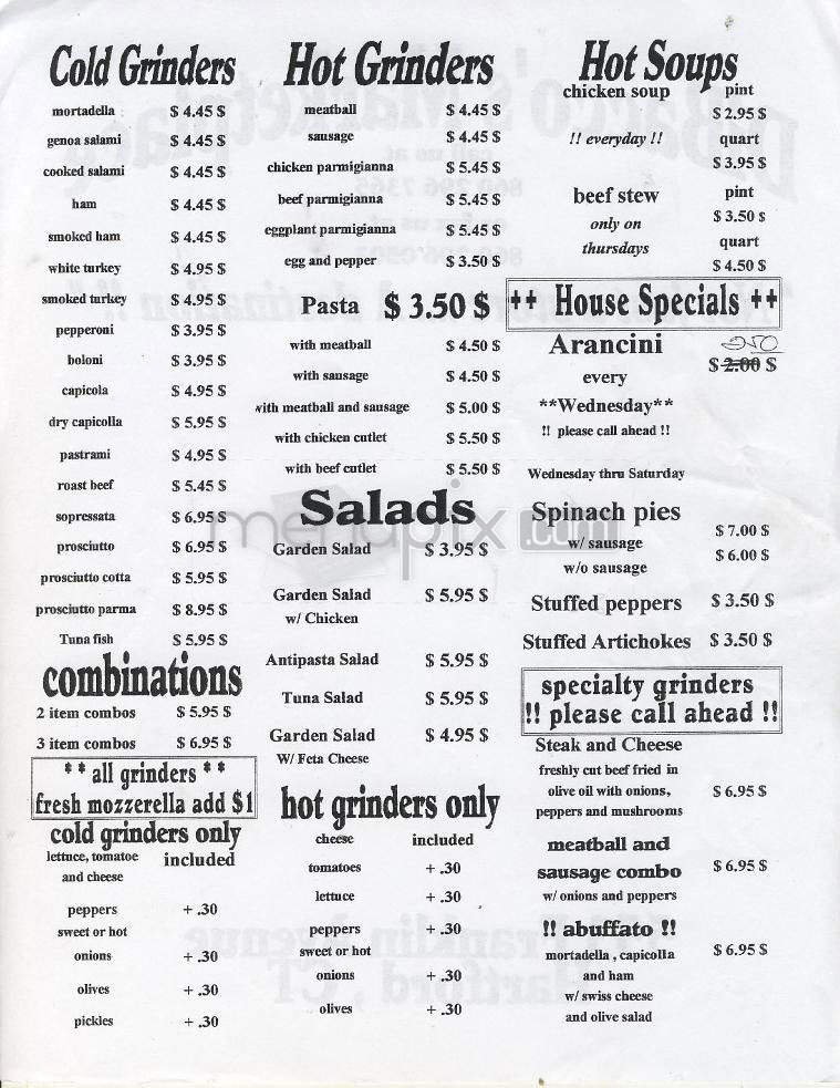Menu page 2