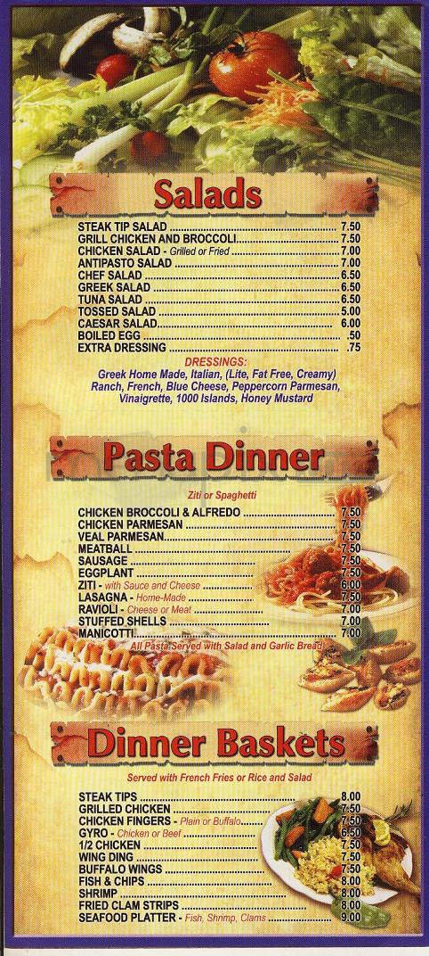 Menu page 5