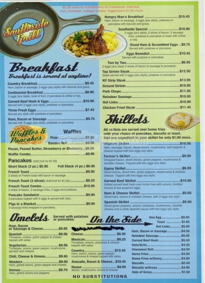 Menu page 2