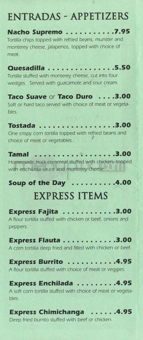 Menu page 2