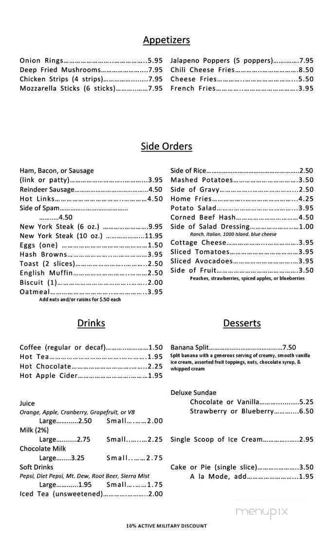Menu page 5